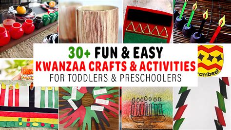 30+ Kwanzaa Crafts and Activities for Kids - HAPPY TODDLER PLAYTIME