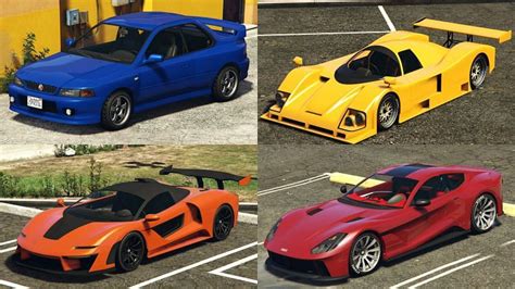 Top 5 best cars for races in GTA Online