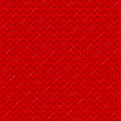 Premium Vector | Seamless pattern with red wavy lines