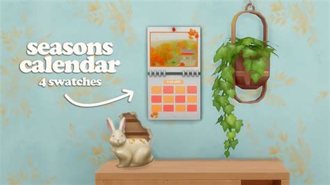 SEASONS CALENDAR | simcitybeach | Season calendar, Sims 4 seasons, Sims 4