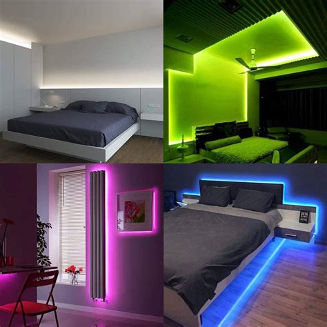 Big Bedrooms With Led Lights / The tlw bedroom lighting range features led tape, wardrobe ...