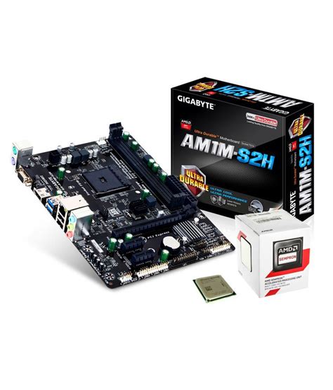 GIGABYTE AM1M-S2H Motherboard & AMD Sempron 2650 Processor COMBO - Buy GIGABYTE AM1M-S2H ...