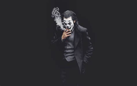 2560x1600 Resolution Joker Smoking Monochrome 2560x1600 Resolution ...