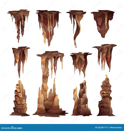 Stalactites And Stalagmites In A Cave. A Mnemonic Way To Remember The Difference Between ...