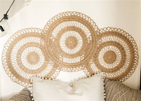 Simple Boho Headboard / Wall Decor | Boho headboard, Diy headboard ...