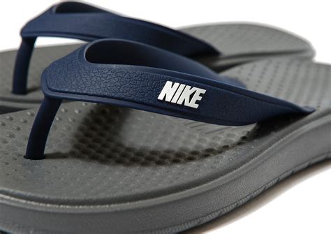 Nike Solay Flip Flops in Gray for Men - Lyst