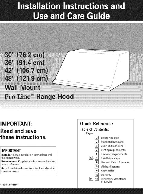 Kitchenaid Range Hood Installation Instructions | Wow Blog