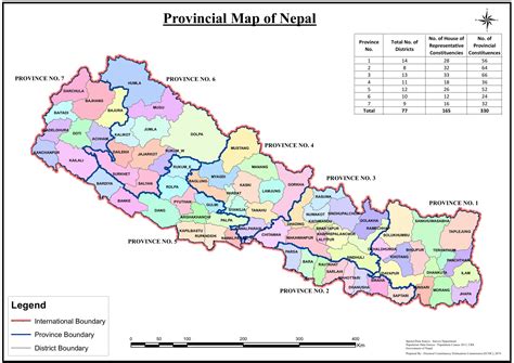 District Map Of Nepal - Cities And Towns Map