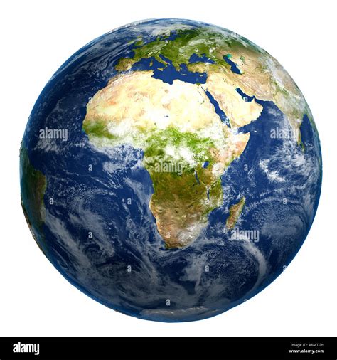 Earth globe map 3d rendering Stock Photo - Alamy