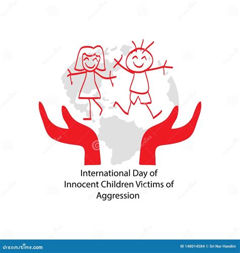 International Day Of Innocent Children Victims Of Aggression Cartoon Vector | CartoonDealer.com ...