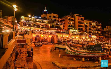 St. Julian’s Malta Night Photos | Malta's Nightlife Hotspot