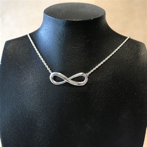 925 Sterling Silver Infinity Symbol Necklace | B M Jewellery