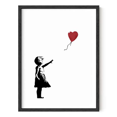 Buy HAUS AND HUES Banksy Wall Art Girl With Balloon Banksy Art s Banksy Girl With Balloon, There ...