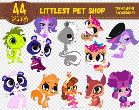 Littlest Pet Shop Clipart Littlest Pet Shop characters | Etsy