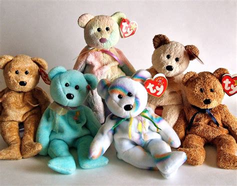 Ty Beanie Babies Ty Bears Stuffed Animals Plush Bears