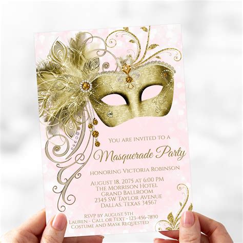 Masquerade Invitations