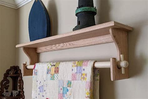 Handcrafted Wooden Quilt Rack / Wall Mounted Wooden Quilt Rack - Etsy Canada