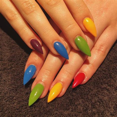 50+ Cool Colorful Rainbow Nail Designs You Won’t Miss » EcstasyCoffee