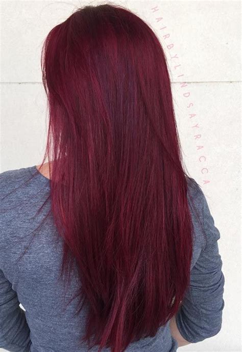 Burgundy Red Hair Color - 60 Burgundy Hair Color Ideas | Maroon, Deep ...