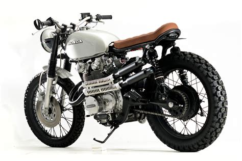 Honda CB450 Scrambler by Steel Bent Customs – BikeBound