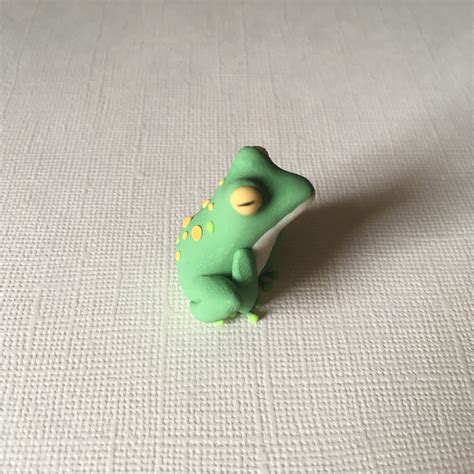 Mini Frog Sculpture Cute Little Frog Figurine Handmade Frog | Etsy