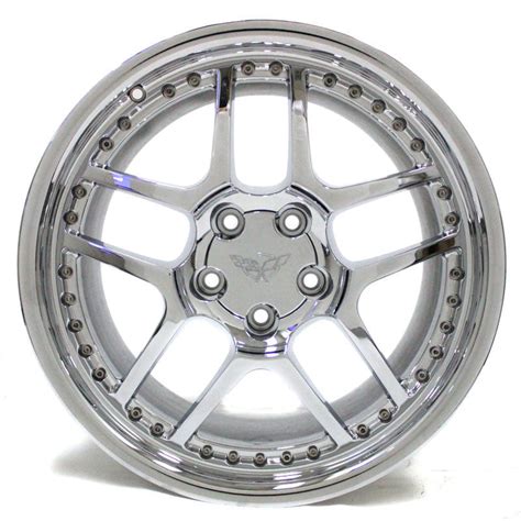 19" CHROME WHEEL CORVETTE C5 Z06 2001 2002 2003 2004 REPLICA 19X11 NEW ...