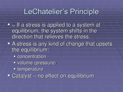 PPT - Factors Affecting Chemical Equilibrium PowerPoint Presentation, free download - ID:3680304