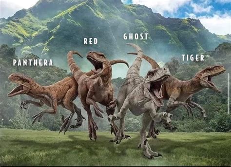 Official names of the new “raptor squad” | Jurassic world dinosaurs ...