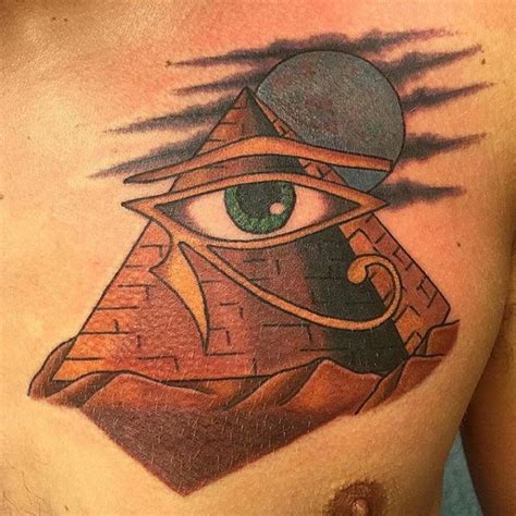 Pyramid Tattoos Designs, Ideas and Meaning | Tattoos For You