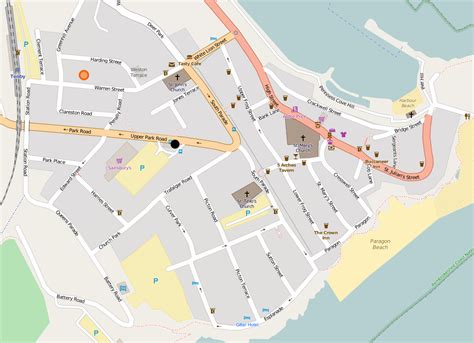 Tenby Town Map Printable