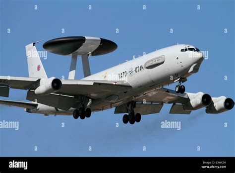 Military aviation and technology. NATO Boeing E-3 Sentry airborne Stock Photo: 50960159 - Alamy