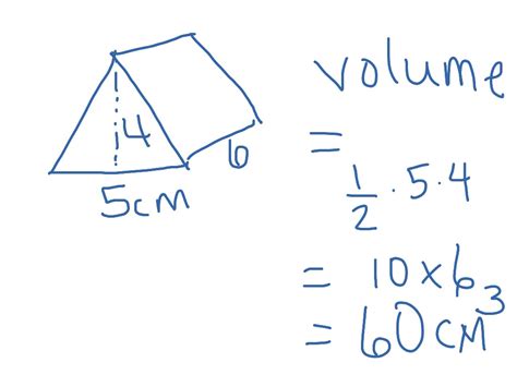 Volume formula for a triangular prism - interactivetolf