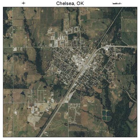 Aerial Photography Map of Chelsea, OK Oklahoma