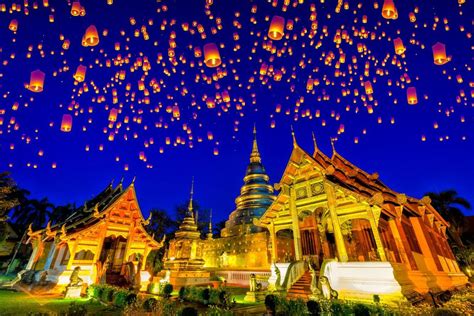 Loy Krathong - 2025 Festival of Lights Lantern Dates Chiang Mai, Thailand