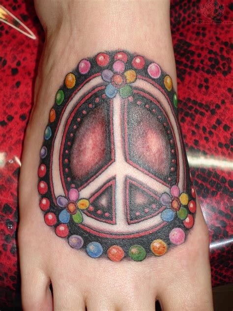 Peace Sign Tattoos Designs, Ideas and Meaning - Tattoos For You