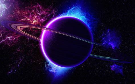 HD wallpaper: colorful galaxy-Design HD Wallpaper, purple and blue ...