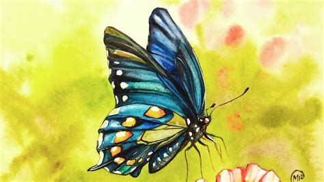 Watercolor Butterfly Painting Ideas