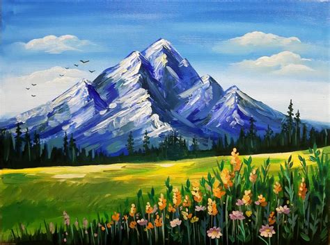 Mountains 2 - original oil painting, realism, landscape, oil painting ...