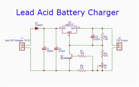 12v Lead Acid Car Battery Charger Circuit Diagram