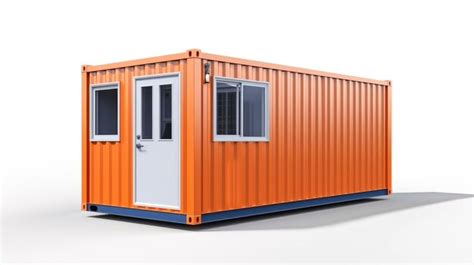 Premium AI Image | Mobile office buildings or container site office for construction site ...