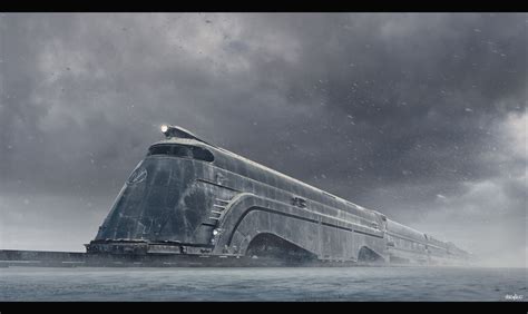 Snowpiercer Train Visual Development by Alex Nice