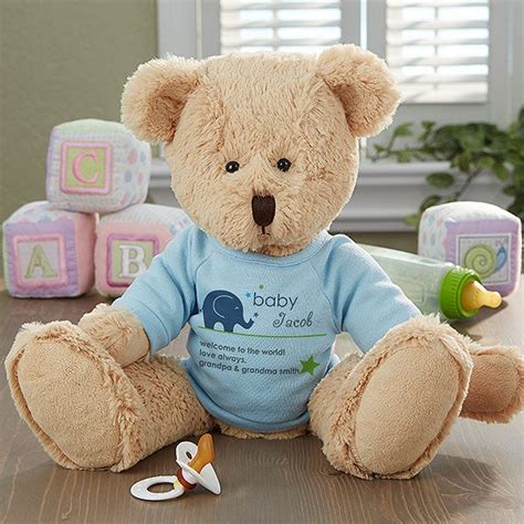 Personalized Plush Baby Teddy Bears