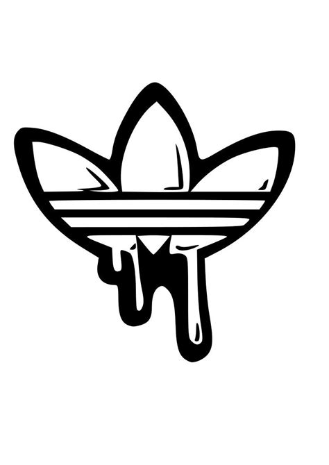 Excited to share this item from my #etsy shop: Dripping Adidas Logo Cut Files Instant Download ...