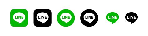 Line app logo, Line app symbol, Line icon free vector 18910817 Vector ...