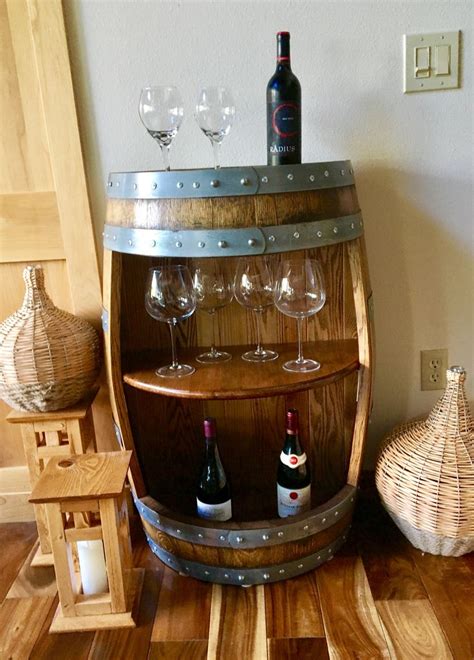 Wine Barrel Shelf