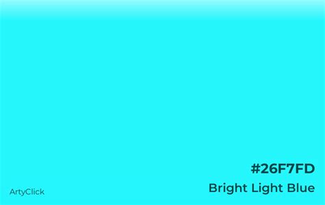 Bright Light Blue Color | ArtyClick