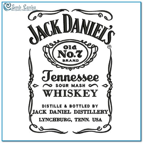 Jack Daniels White Logo