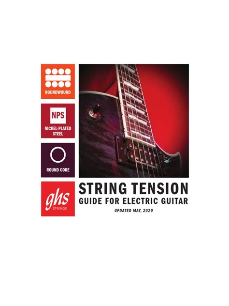 2020 Ghs Elec Guitar Tension | PDF | Chordophones | Music Production