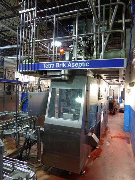 (2) Tetra Brik Aseptic Pak TBA 19, 125 ml Slim Aseptic Packaging Lines ...