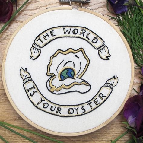 The World is Your Oyster Art - Etsy